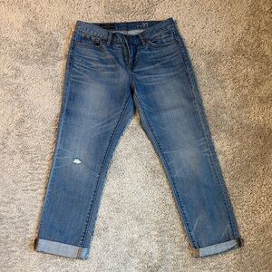 J. Crew Women's Ankle Jeans in Classic Blue